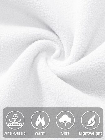 TACVASEN жіноча флісова жилетка Outdoor, тепла жилетка з капюшоном та кишенями на блискавці, спортивна жилетка для жінок (XL, білий)