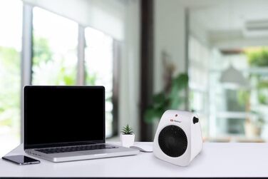 Електричний обігрівач та вентилятор Alpina - Турбовентилятор з пультом керування та таймером, 2000W