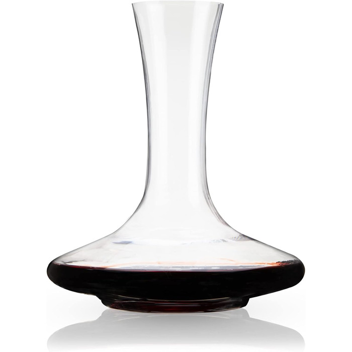 Whisky Reserve European Crystal Decanter Glass Wine Preserver Carafe holds 1 standard 750 ml bottle, 1.75 ml, 1 piece