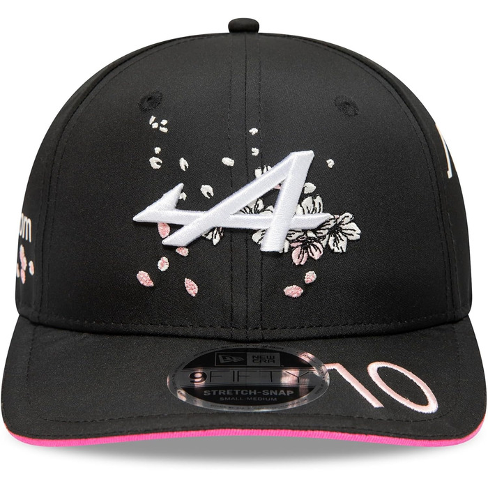 Кепка бейсболка New Era Alpine F1 Team Special Edition Japanese Grand Prix, чорно-рожева, унісекс, офіційний мерч, M-L