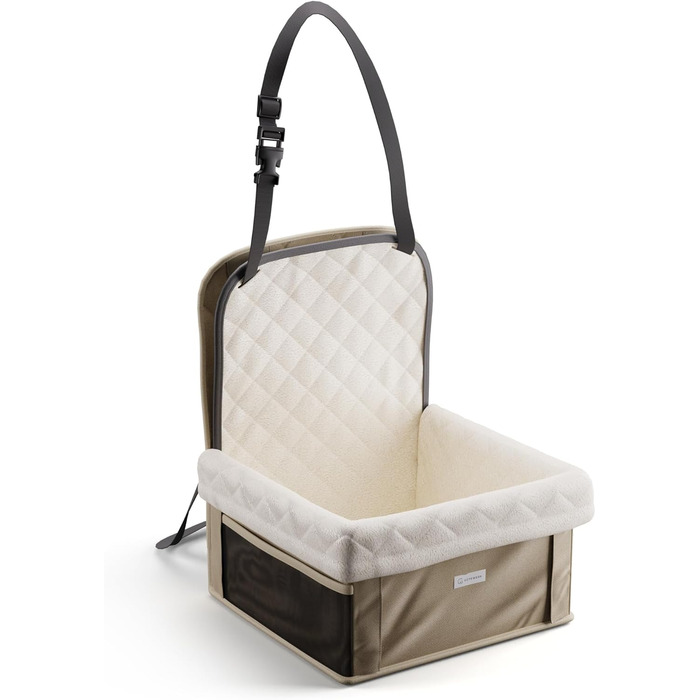 Автокрісло для собак Gütewerk: міцне, для середніх та маленьких собак, з безпечною шлейкою