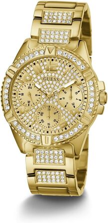 Жіночий годинник Guess Lady Frontier золотистого кольору зі сталевим браслетом, 40 мм, W1156L2
