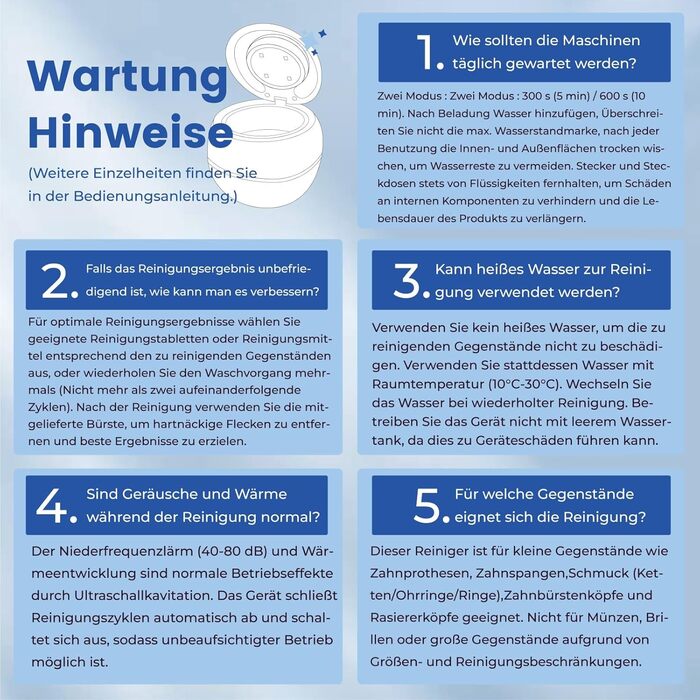 Ультразвукова очищувачка 48000 Гц A-sakura Rosa: для зубних протезів, ювелірних виробів та ін.