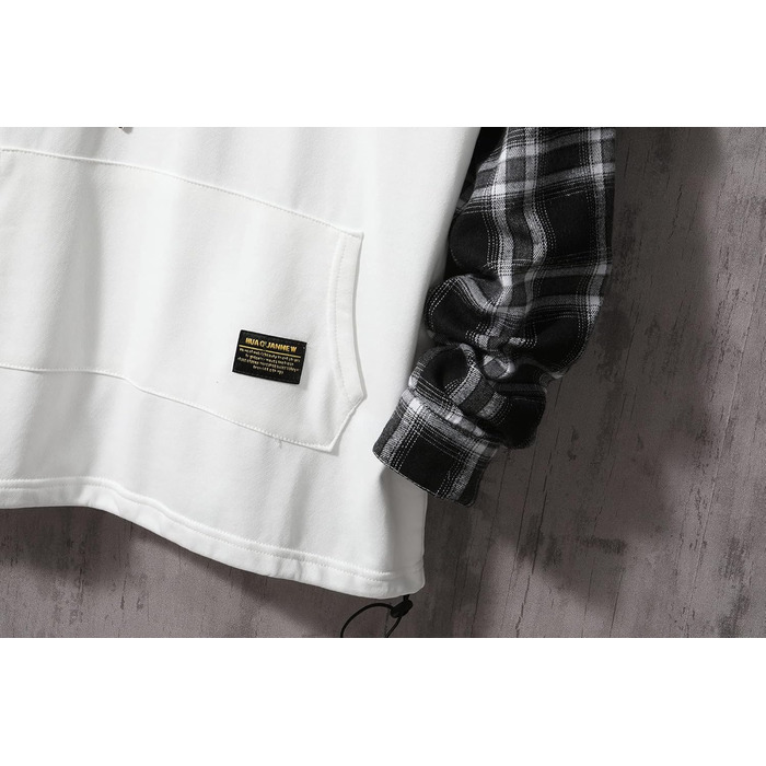 GURUNVANI Худі унісекс з капюшоном Back801 (M, 20wy801wei)