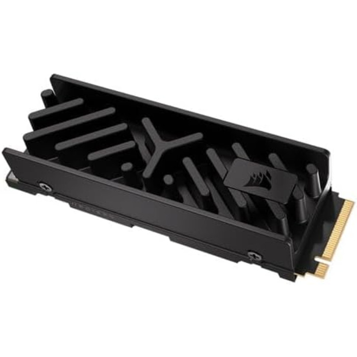 SSD Corsair MP700 Elite 2TB PCIe 5.0 NVMe M.2 – Швидкість до 10000 МБ/с – 3D TLC NAND, DirectStorage, з радіатором – Чорний