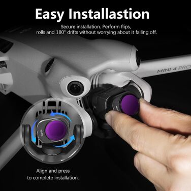 Набір ND фільтрів для DJI Mini 4 Pro - FPVtosky Mini 4 Pro ND Filter Set (6 шт.)