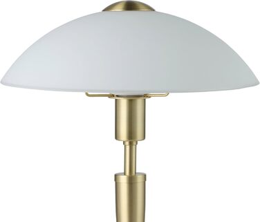 Настільна лампа EGLO Solo 1 з торшером, матеріал сталь, колір мідний матовий, скляний плафон, патрон E14, з сенсорним диммером