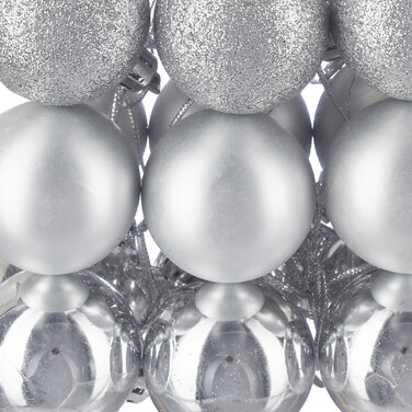 Relaxdays Set of 50 Christmas Baubles