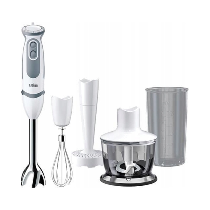 Мультифункціональний ручний блендер Braun MQ5237 1000 Вт, білий
