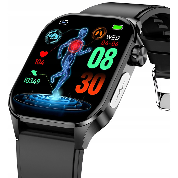 Розумний годинник Lazird EKG0025 чорний