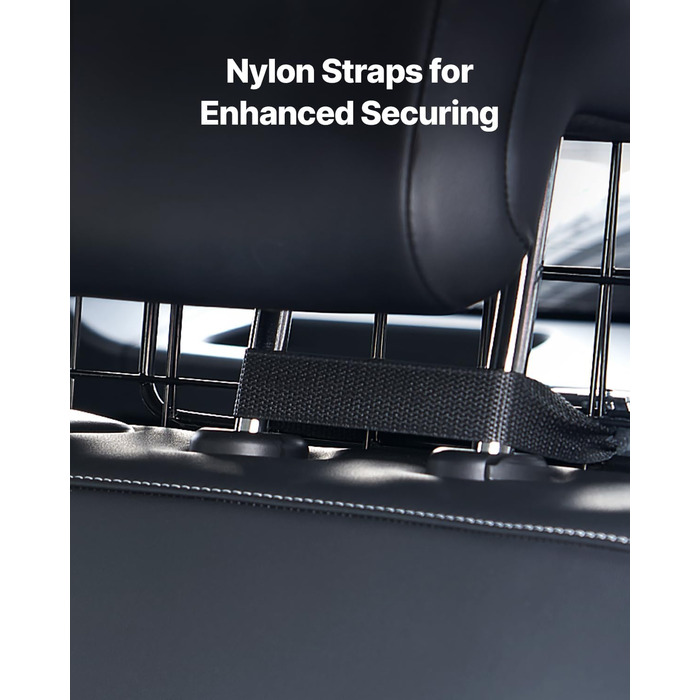 Автобар'єр для собак VEVOR, регульована перегородка, сітка (968x405 мм), захист для заднього сидіння, універсальна бар'єр для SUV, позашляховиків, вантажівок, не складається, 96.5-162 см * 41 см