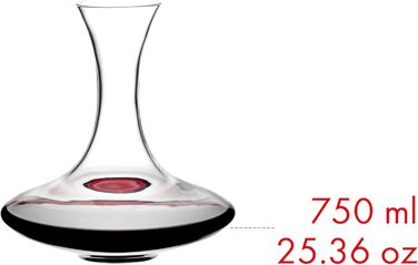 Декантер для вина RIEDEL Ultra, прозорий, кришталеве скло, ручна робота, 1 шт.