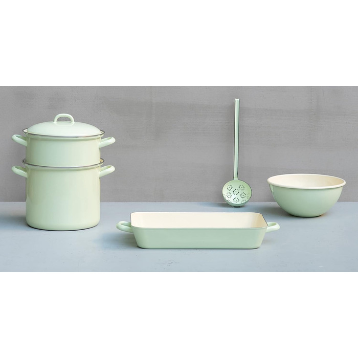 Riess, 0543-118, Flötenkessel Plus, CLASSIC- NILGRÜN, Capacity 2 Liters, triple enameled, Enamel, green, Induction