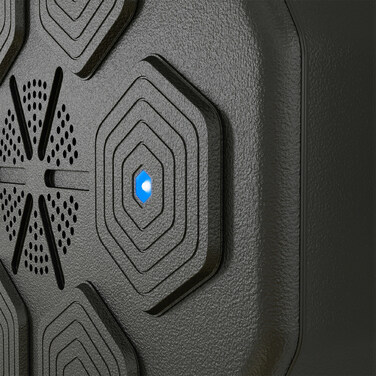 SPORTNOW Електронна Bluetooth-коробка з музикою та світлодіодами, смарт-ціль для дорослих, що кріпиться на стіну, ідеально підходить для домашніх тренувань
