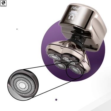 Pitbull Platinum Pro – electric electric shaver for men | wet and dry shaving