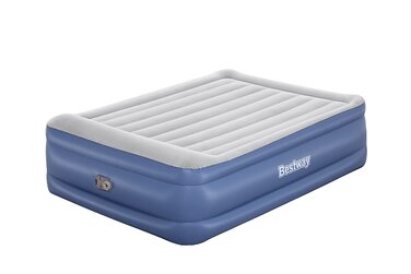 Надувний матрац Bestway Tritech Queen розмір 203x152x56 см з вбудованим насосом