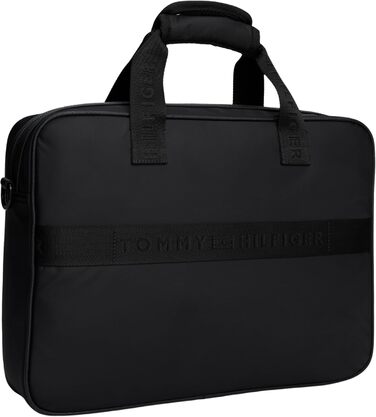 Сумка для ноутбука Tommy Hilfiger Repreve з ременем для візка, чорна (Black) - Універсальний розмір