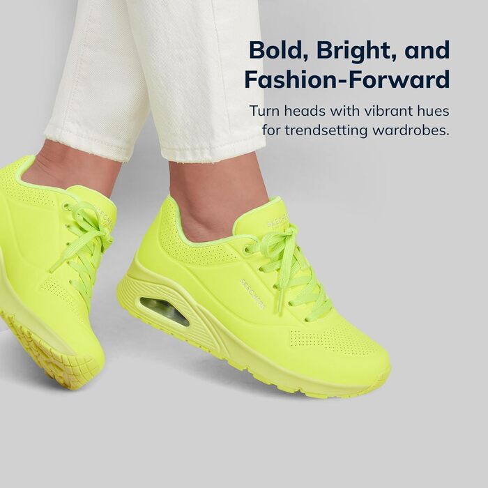 Жіночі кросівки Skechers UNO Night Shades, жовті, 39 EU