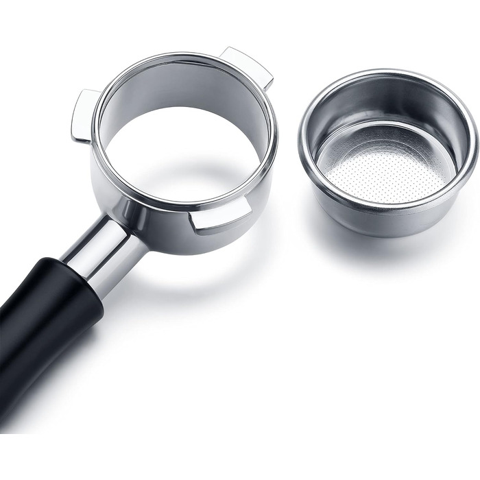 Портфільтр Normcore 54 мм без дна з фільтром для кавомашин Breville 870/875/878/880 та інших серії 8, подвійний фільтр для еспресо