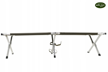 Розкладне ліжко Mil-Tec, 190 x 65 см, зелене