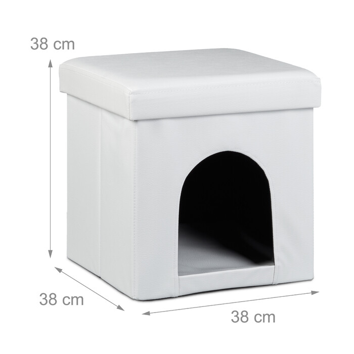 Relaxdays Dog Box Seat Stool