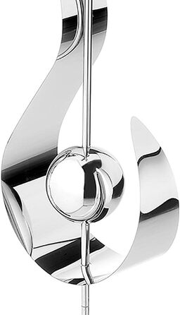 Kobolo Garden Stakes Drops, 160 cm, Silver, decorative stainless steel stake, weather-resistant & stable, stylish garden decoration for terrace, balcony & front yard