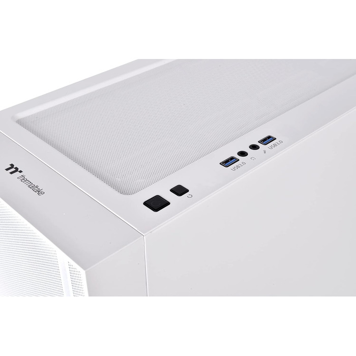 Корпус Thermaltake TG RGB ATX з темперованим склом | 120мм вентилятор | Чорний (H570 ARGB, Snow)