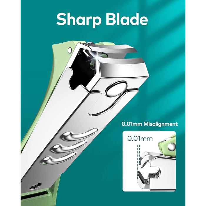 Професійний набір для манікюру MR.GREEN: кусачки для нігтів з пилкою, для чоловіків, жінок, дітей та літніх людей, зелений колір, подарункова упаковка