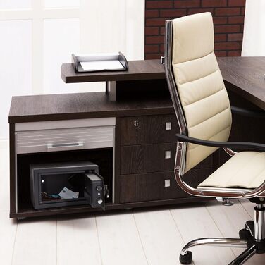 Офісний сейф Tresor COMPACT III з цифровим замком, 8.5 л, сталевий, чорний, 20x31x20 см