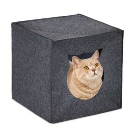 Relaxdays Cat Cave Felt