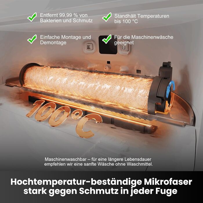 Набір аксесуарів для робота-пилососа Dreame L20 Ultra: 2 основні щітки, 6 мішків для пилу, 4 мікрофібри, 4 HEPA-фільтри, 4 бічні щітки, 1 щітка для очищення