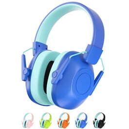 Навушники для захисту від шуму для дітей, придатні для дітей з аутизмом, пасивний захист вух для учнів початкової школи, регульовані навушники для концертів (блакитні)