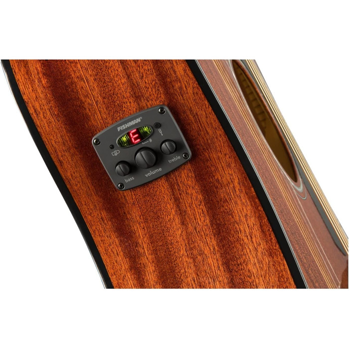 Електроакустична гітара Fender CD-60SCE Dreadnought, Махагоні, 6-струнна, з безкоштовними онлайн-уроками Fender Play, Натуральний колір