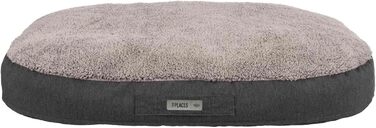 Ортопедична подушка для собак TRIXIE 'Vital Kissen Bendson', овальна, 80 x 55 см, темно-сірий/світло-сірий