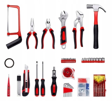Набір інструментів у кейсі: торцеві головки та TORX, 108 предметів