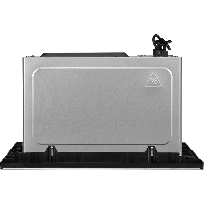 Вбудована мікрохвильова піч Exquisit EMW20-DG-020 Inox: 800 Вт, 1000 Вт гриль, 8 програм, діаметр підноса 27 см, нержавіюча сталь