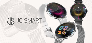 Смарт-годинник JG Smart PRESTIGE AMOLED для жінок, сріблястий