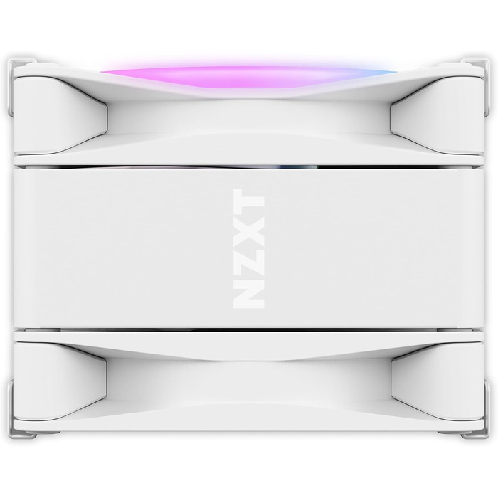 Охолоджувач повітряної циркуляції NZXT T120 RGB - білий, 120 мм, для Intel/AMD, 4 теплові трубки