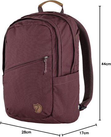 Унісекс спортивний рюкзак Fjallraven Räven 20 л, універсальний розмір, портвейновий