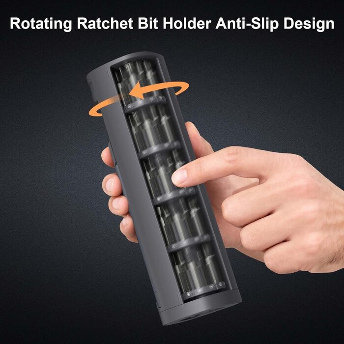 Набір мініатюрних електричних викруток MQFORU 78 в 1 з 72 бітами, 5 режимів крутного моменту, LED-підсвічуванням для ремонту телефонів, годинників, камер