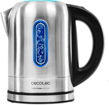 Електричний чайник Cecotec ThermoSense 1.2 л з нержавіючої сталі, бездротовий, з регулюванням температури