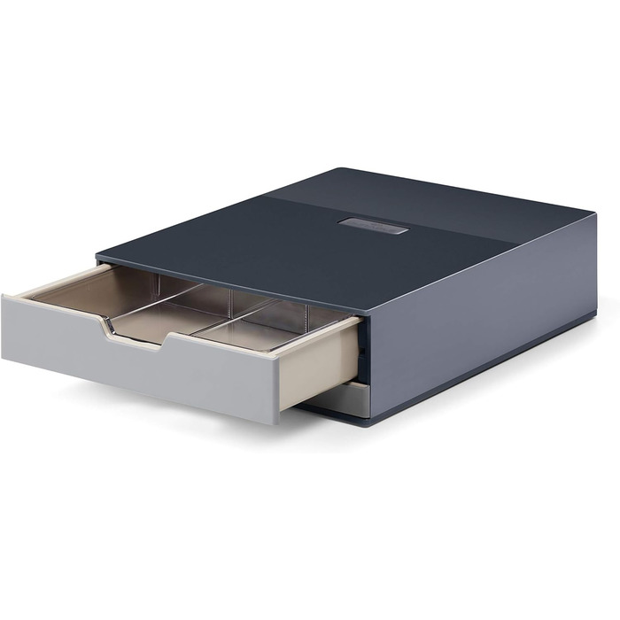 Скринька для кави та чаю Durable (2 шухляди, антрацит) 338358 - Скринька для кавової станції/офісу