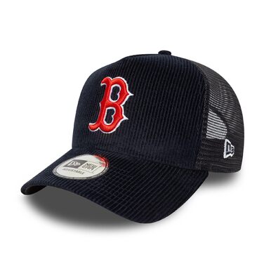 Кепка New Era MLB Trucker з регулюванням, бейсболка Snapback з сіткою, логотип команди (Boston Red Sox #38331)