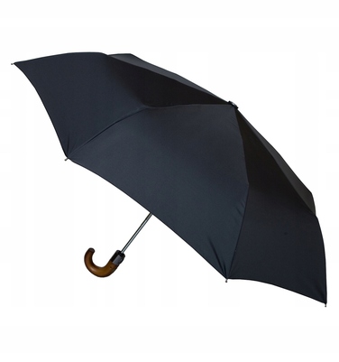 Чоловіча автоматична складана парасолька F.P.Parasol MP330 з чохлом, чорна