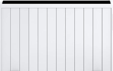 Cecotec ReadyWarm 2500 Thermal Flat Radiator with Remote Control. 1800 W, 12 Aluminum Elements, LCD Screen, 3 Heating Modes, Timer, Slim Design, Overheat Protection Overprotect System. 12 Elements White