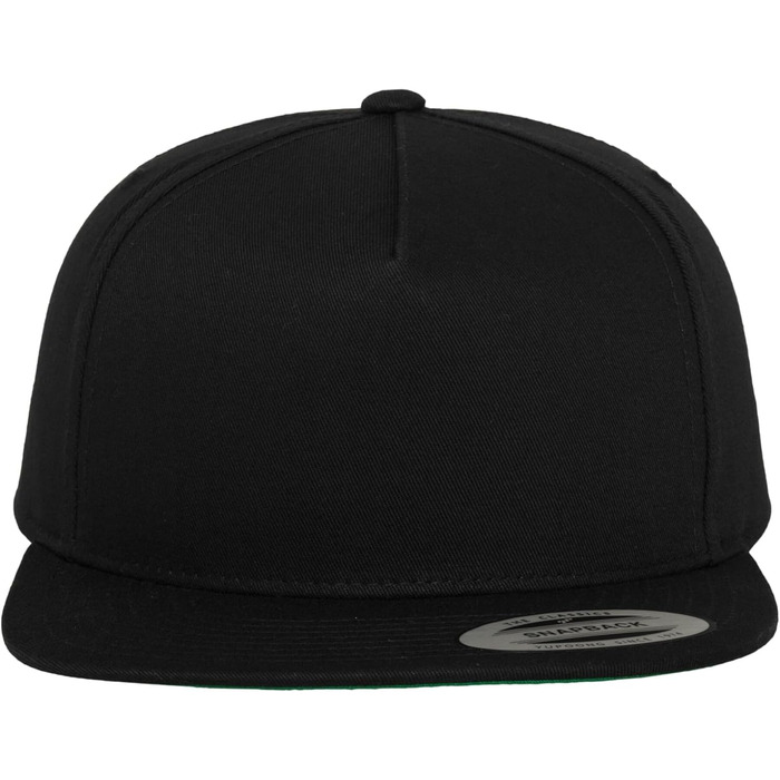 Кепка Flexfit Classic 5 Panel Snapback, унісекс, чорний колір