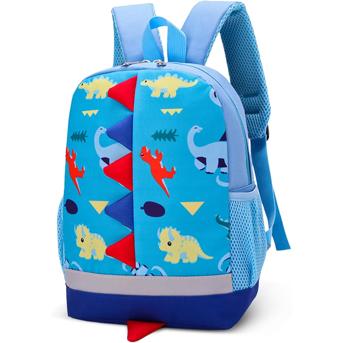 Дитячий рюкзак для хлопчика Kinderrucksack, рюкзак у дитячий садок, шкільний рюкзак для малюків, сумочка для школи для хлопчиків та дівчаток (#7 блакитний)
