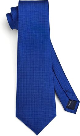 Чоловіча краватка та хустинка HISDERN для весілля, блакитний колір, комплект з запонками