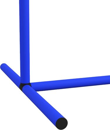 Набір для аджиліті для собак PawHut, 4 елементи, для старших собак, з сумкою, блакитний+жовтий, 88 x 64 x 95 см