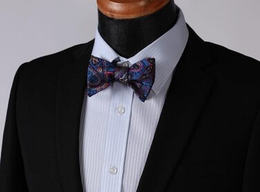 Чоловічий кишеньковий хустинка HISDERN з візерунком пава, жаккард, для весілля, вечірки, самостійне зав'язування, розмір універсальний, темно-синій / рожевий